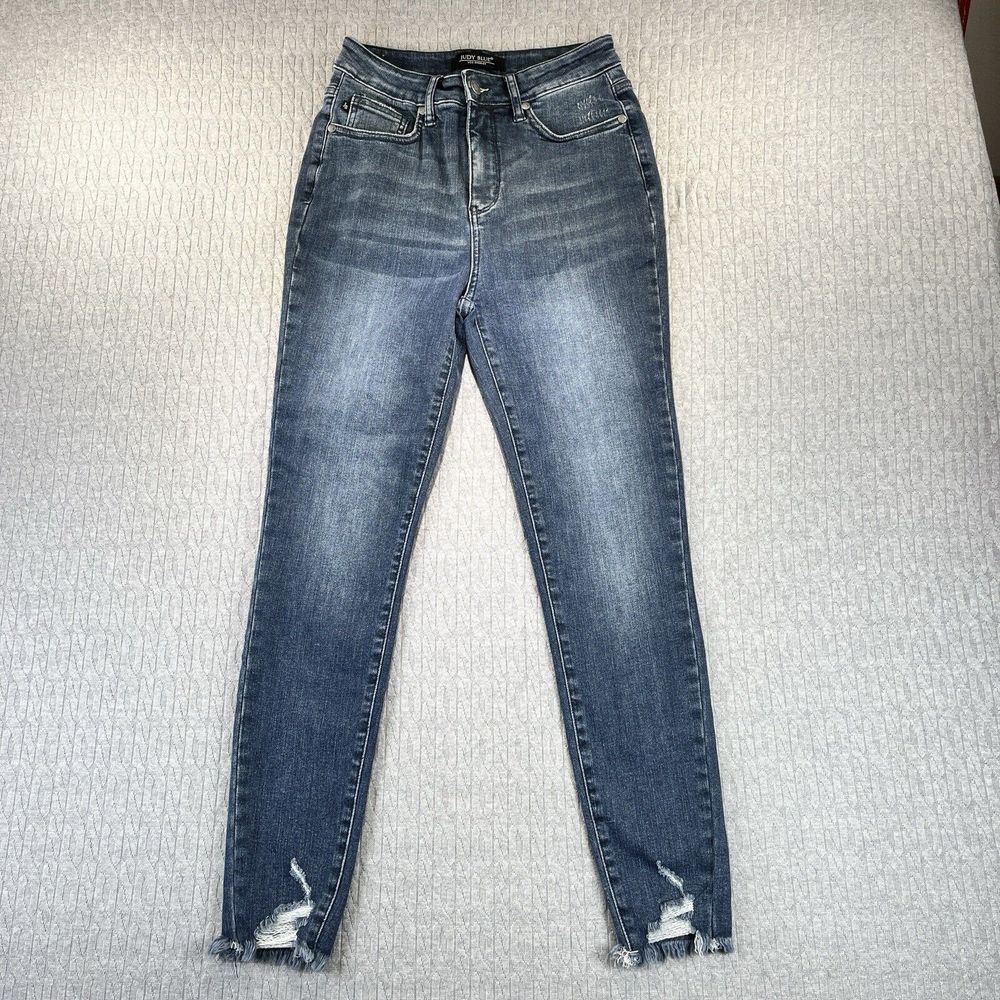 Judy blue Skinny Fit Women's pants size (5/27) faded, distressed blue jeans